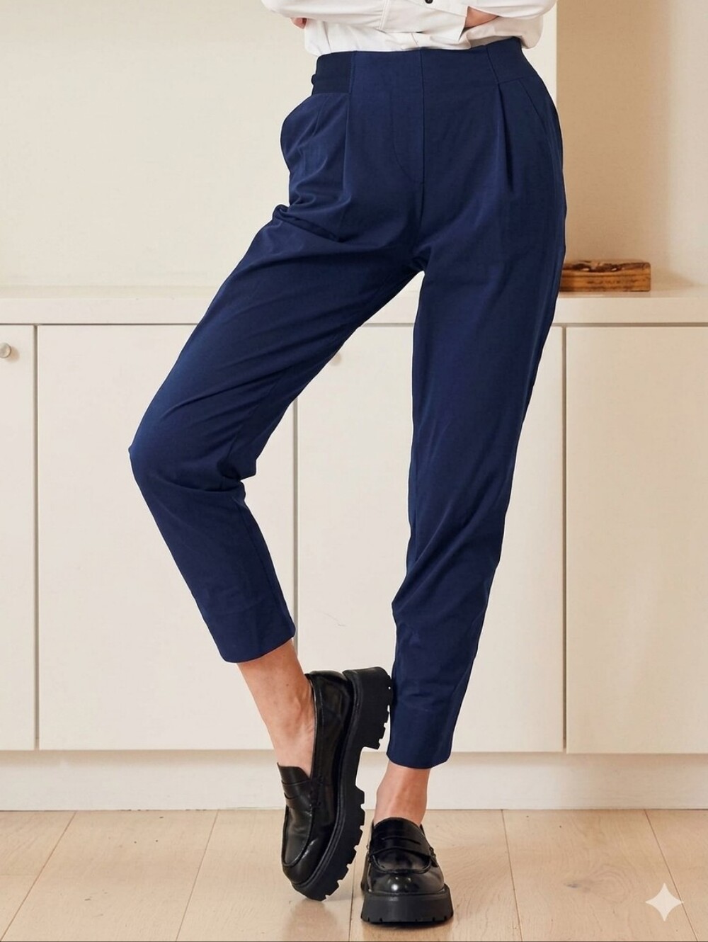 ADAY  Turn It Up Long Length Tapered Cigarette Tailored Jogger Pants L